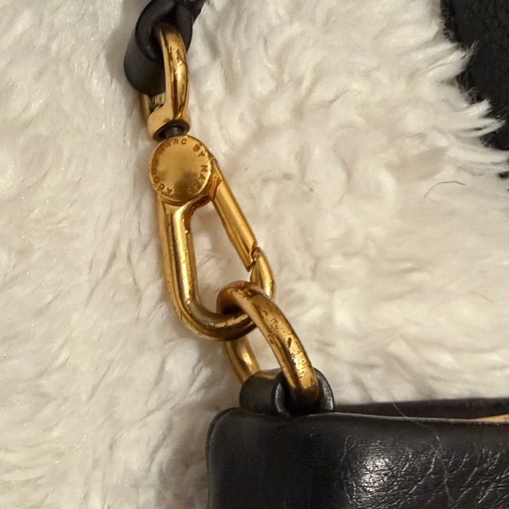 Marc by Marc Jacobs Black Leather Percy Crossbody Bag - Picture 3 of 8